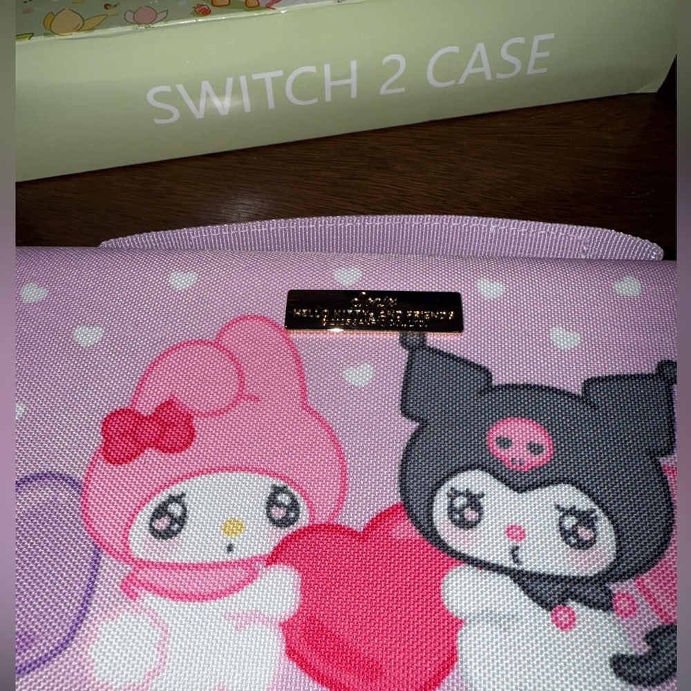 Sanrio Pink and Black Nintendo Switch 2 Case